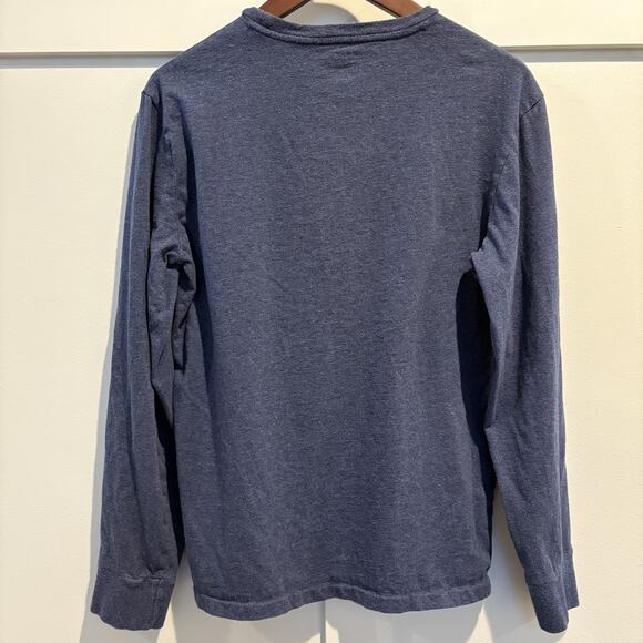 Polo Ralph Lauren Shirt Mens Small Blue Long Sleeve Crewneck Pullover Classic - Picture 6 of 12